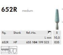 MEISINGER боры абразивные, 652R 035 HP 104, 5 шт.