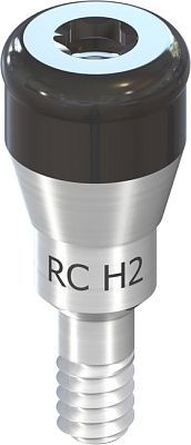 Абатмент Straumann / Штрауман LOCATOR RC, высота десны 2 мм, титановый сплав с TiN покрытием, арт 022.4502