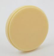 Блок-заготовка Carving Wax Ivory -воск фрезеровочный бежевый, техн.CAM-диск h=16мм (STYCUWI-disk-16)