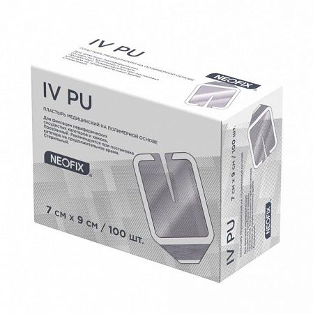 Пластырь мед.NEOFIX IV PU на полимерной основе д/фикс.катетеров 5х5,7см