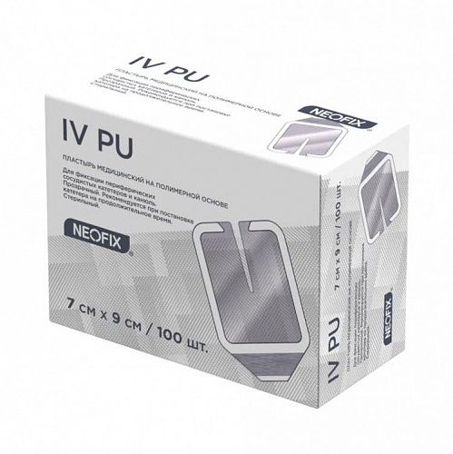 Пластырь мед.NEOFIX IV PU на полимерной основе д/фикс.катетеров 5х5,7см