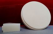 Блок-заготовка Re-Fine Acrylic, цвет Clear,заг.(диск h=18мм, d=98.5мм для CAM (STYRFB-Acrylic-Clear)