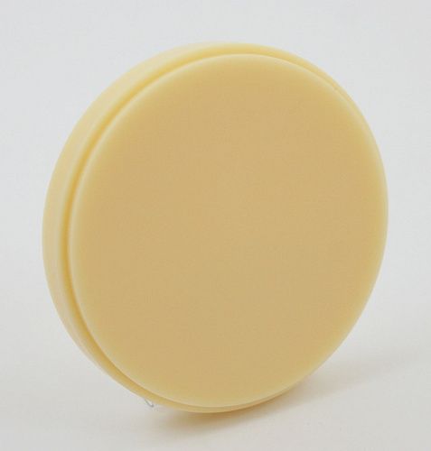 Блок-заготовка Carving Wax Ivory -воск фрезеровочный бежевый, техн.CAM-диск h=20мм (STYCUWG-disk-20)