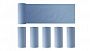 Салфетки пластик. в рулоне 75,3х53 200 шт., голуб. EURONDA