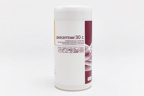 ДИАСЕПТИК-30 С салфетки дезинфицирующие, 60 шт.