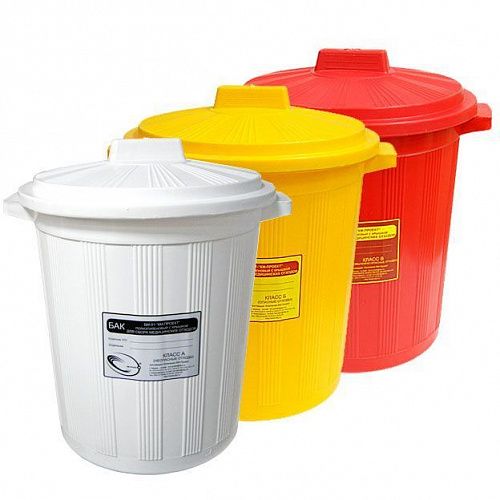 Емкость-контейнер для сбора мед.отходов многораз. (белый) 10л. МК-06 (КМ Проект)