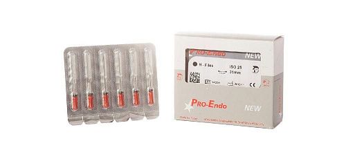 PRO-ENDO H-FILES ручные удлинённые H-файлы № 25 L31