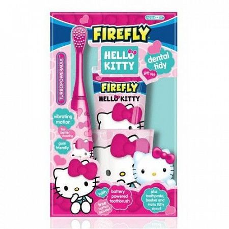 ДЕТСТВО HELLO KITY НАБОР з/ щетка+игр+стакан. HK-20