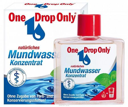 ONE DROP ONLY (ВАН ДРОП ОНЛИ) концентрат для полоскания полости рта с лекарственными травами, 25 мл.