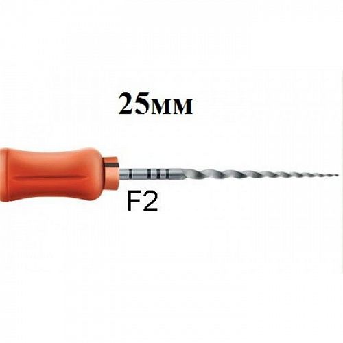 PROTAPER MANUAL (ПРО-ТЭЙПЕР) ручные файлы F2 (красный) 25 мм.