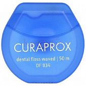 CURAPROX DENTAL FLOSS (КУРАПРОКС) нить зубная, мятная, 50 м.