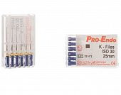 PRO-ENDO K-FILES ручные К-файлы № 30  L25
