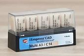 CEREC EMPRESS CAD MULTI (ЦЕРЕК ИМПРЕСС) многослойные блоки A3,5 С14L, 5 шт.