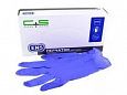 CLEAN+SAFE EN4 перчатки нитриловые №6, с текстурой на пальцах, неопудренные. Размер - M