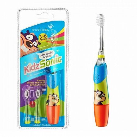 ДЕТСТВО KIDZSONIC з/щетка эл.3-6 +3 насадки