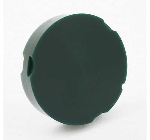 Блок-заготовка Carving Wax -воск фрезеровочный зеленый, техн.CAM-диск h=18мм,d=98 (STYCUWG-disk-18)
