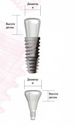 NEOBIOTECH ISH505 формирователь десны, диаметр 5,5 мм., высота 5 мм.