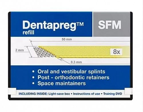 DENTAPREG SFM лента стекловолоконная шинирующая 1 х 5 см.