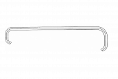Крючок по COLLIN,двусторонний, длина 150мм ( 2шт) BT022R B.BRAUN