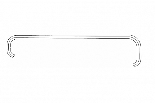Крючок по COLLIN,двусторонний, длина 150мм ( 2шт) BT022R B.BRAUN