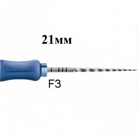 PROTAPER MANUAL (ПРО-ТЭЙПЕР) ручные файлы F3 (синий) 25 мм.