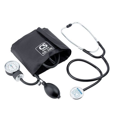 Тонометр CS Medica CS-106 механич. с невстроен.фонендоскопом