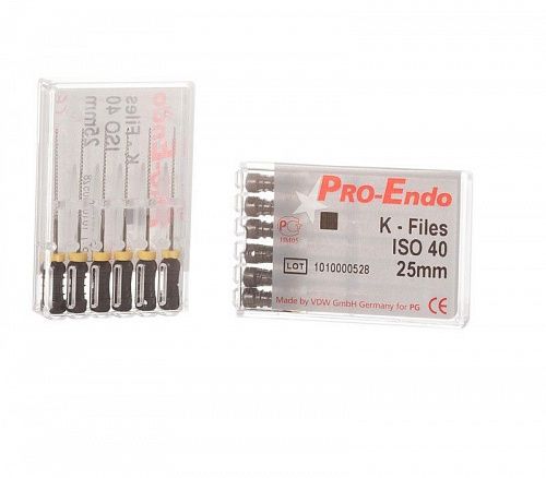 PRO-ENDO K-FILES ручные К-файлы № 40 L25