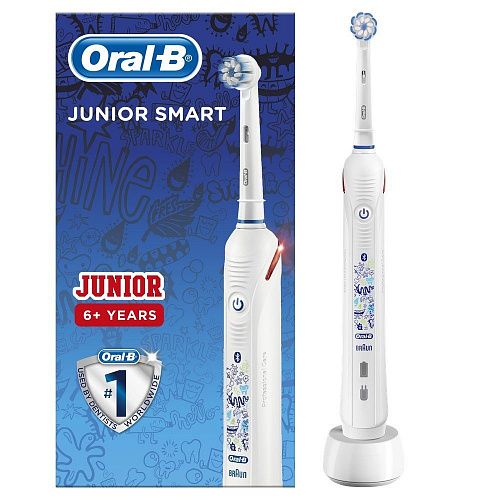 Орал би ЗУБНАЯ ЩЕТКА ЭЛЕКТРИЧ JUNIOR SMART WHITE D601.513.3
