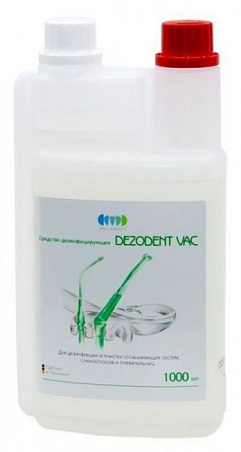 DEZODENT VAC (ДЕЗОДЕНТ ВАК) дезинфицирующая жидкость для отсасывающих систем, 1 л.