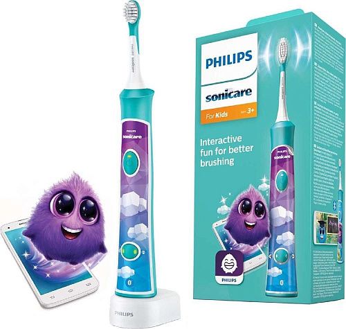 Филипс щетка звуковая For KIDS 2 насадки от 3-х лет, HX6322/04 
