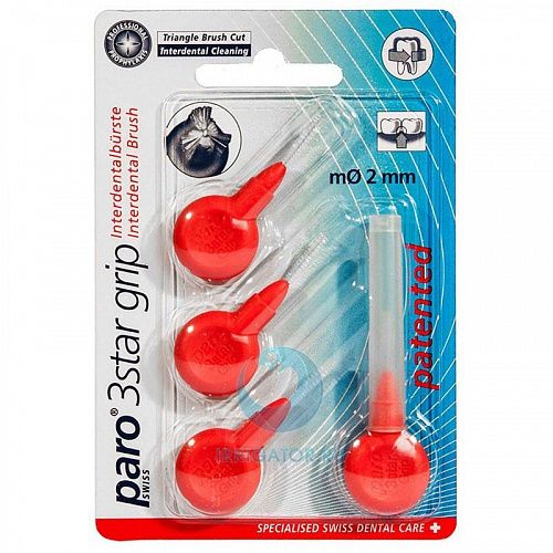 Paro 3Star- Grip ершики КРАСНЫЕ 2мм (4шт) 1091