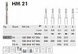 MEISINGER боры твердосплавные, HM21 008 FG 314, 5 шт.
