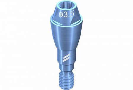 Абатмент многобазисный Straumann / Штрауман Multi-Base прямой NC, d 3.5 мм, GH 4 мм, титан, арт. 022.2734