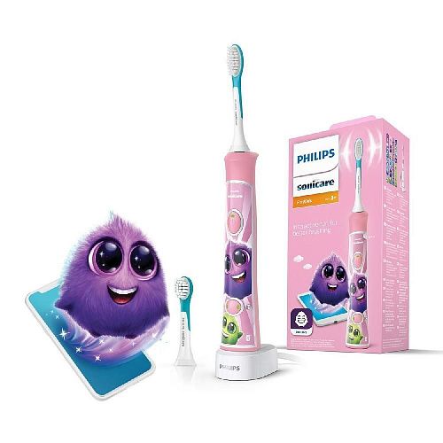 Филипс щетка звуковая For KIDS РОЗОВАЯ HX6352/42 АКЦИЯ